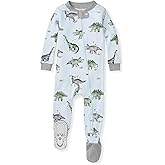 Burt's Bees Baby baby-boys Sleeper Pjs, 100% Organic Cotton, One-piece Footie, Zip Up Jumpsuit, Snug Fit Pajamas