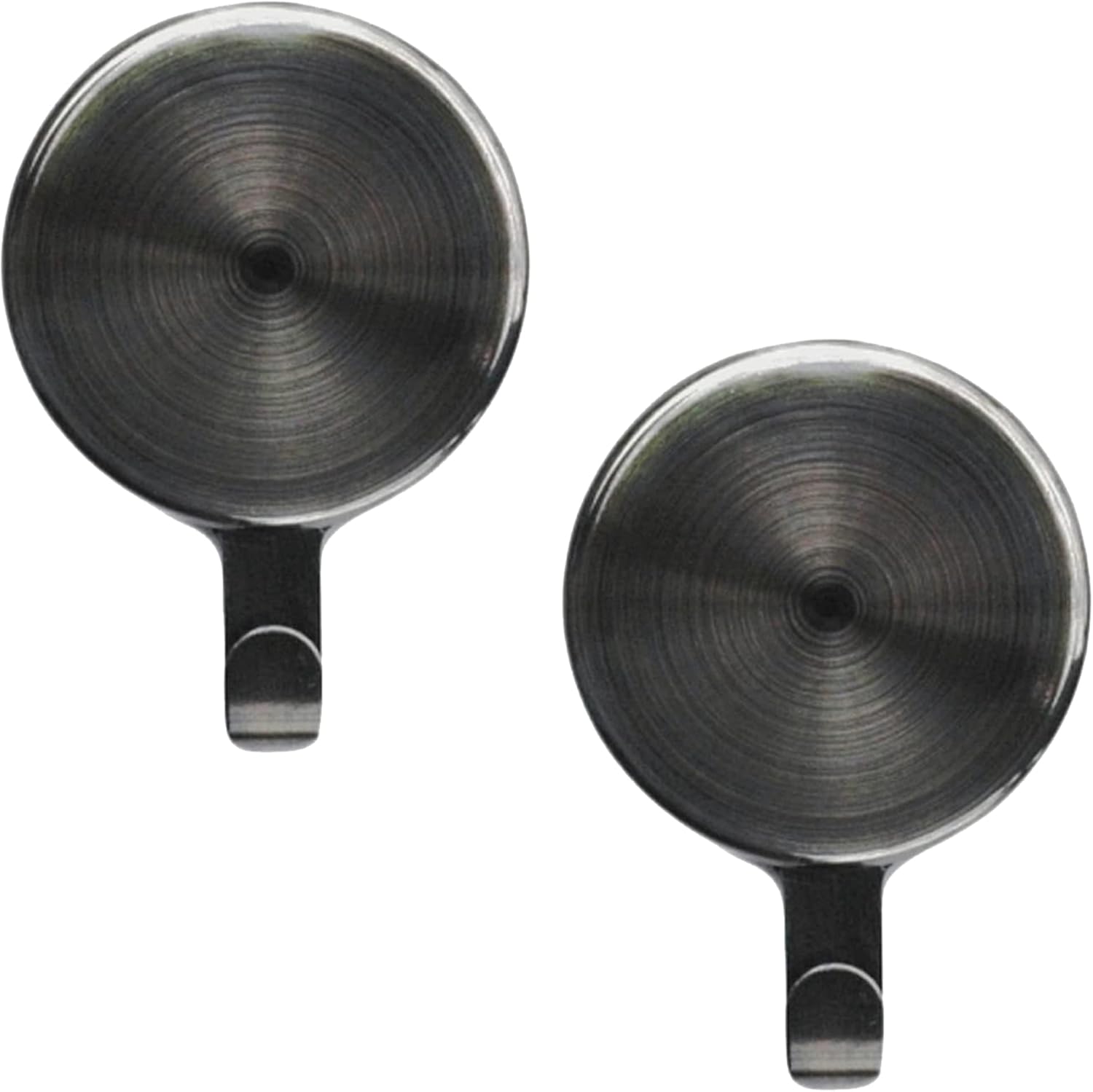 Wreath Hangers - Haute Decor Attract Magnetic Wreath Hanger (Brushed Nickel) - Set of 2 Magnets - for 2 Metal Doors/Surfaces or 1 Single-Pane Glass Door/Window - Holds up to 10lbs.