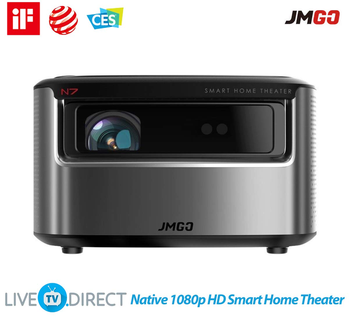Amazon.com: Proyector, JmGO N7 Nativo 1080p HD Home Theater ...