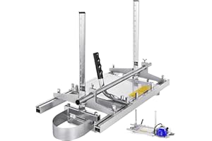 Chainsaw Mill, Portable Planking Milling 14 to 24 Inches Guide Bar Wood Lumber Cutting Sawmill with Work Gloves for Builders 