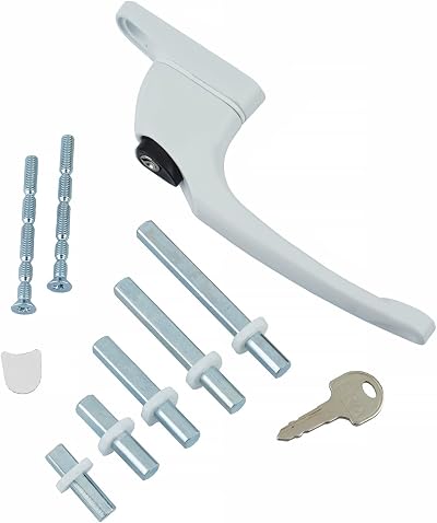ERA Universal Window Handle Inline Espag Handle Multi-Spindle White