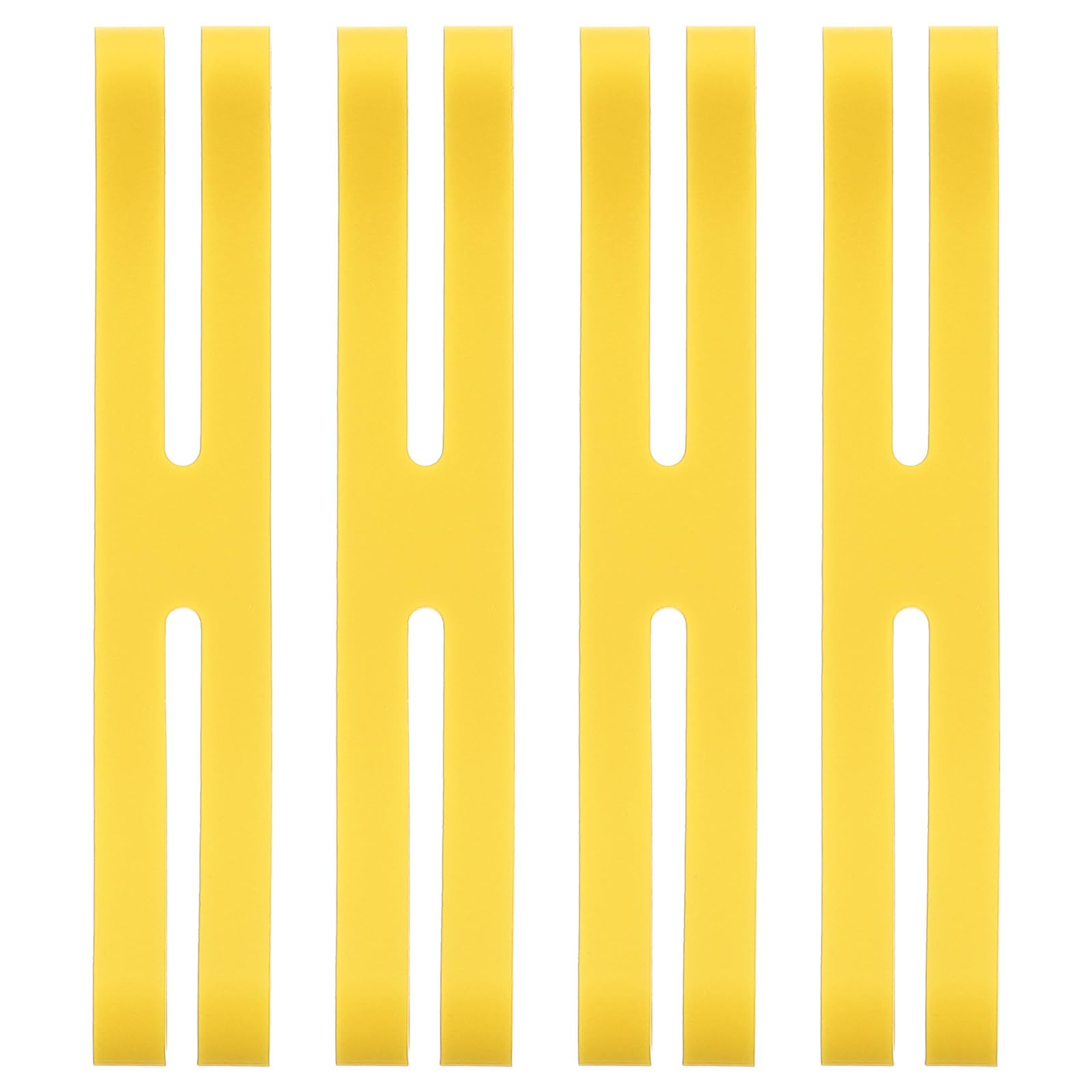 Photo 1 of PATIKIL 6 Inch H Band Silicone Rubber Bands, 5 Pcs Strong Elastic Silicone Bands Rubber Wrapping Bands for Books Cameras Art Cooking Wrapping Exercise Bag Wraps, Yellow