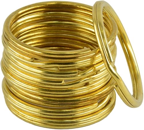 Amazon 15ｍｍ 約個入り キーリング キーチェーン スプリットリング 真鍮 手作り 多用途 アクセサリーパーツ 通販