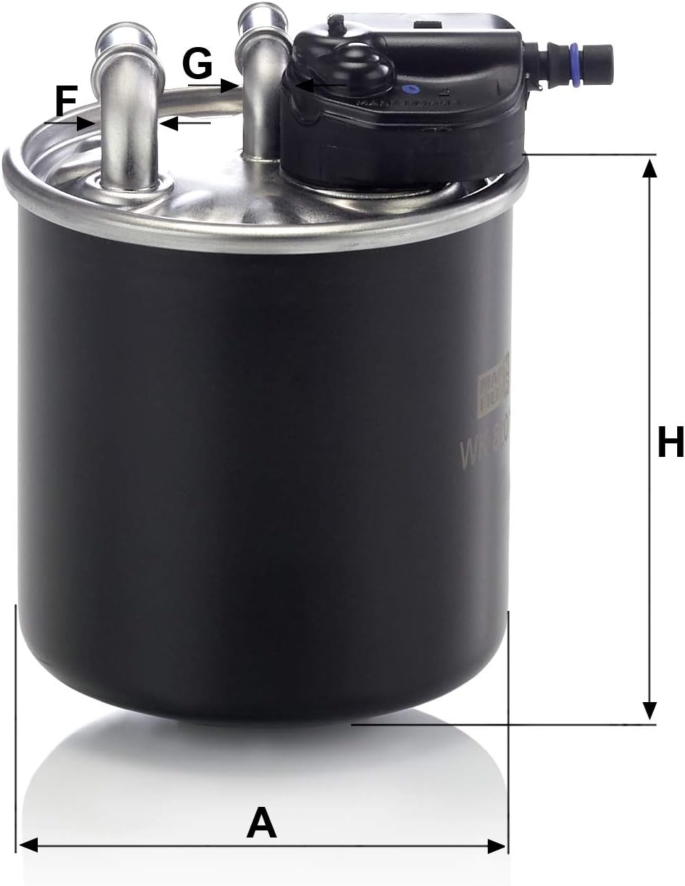 MANN-FILTER WK 820/15 Fuel Filter - for Cars + Transporters, White, Single pack - Image 3