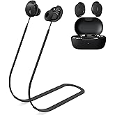 TUDIOW Anti-Lost Strap for New Bose QuietComfort Earbuds(2024) Anti-Slip Sports Soft Silicone Lanyard Accessories