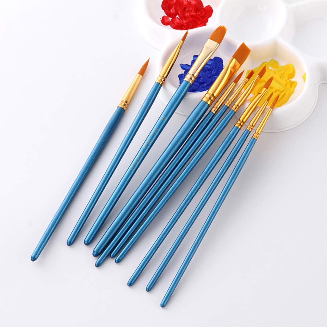 Paint Brushes 10 Pieces Set - Image 5