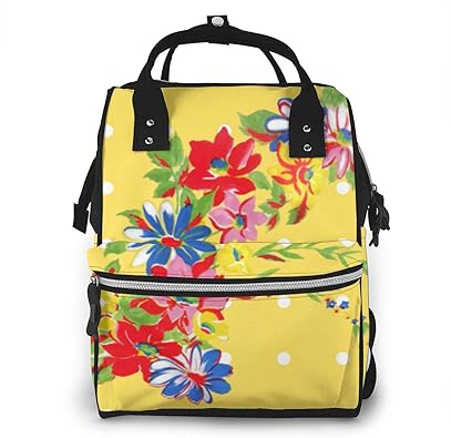 floral nappy bag