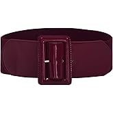GRACE KARIN Women's Stretchy Belt 1950s 3 Inch Wide Elastic Belts