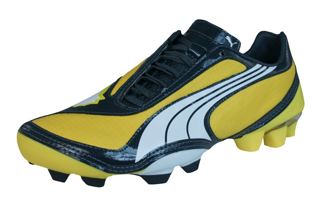 yellow puma cleats