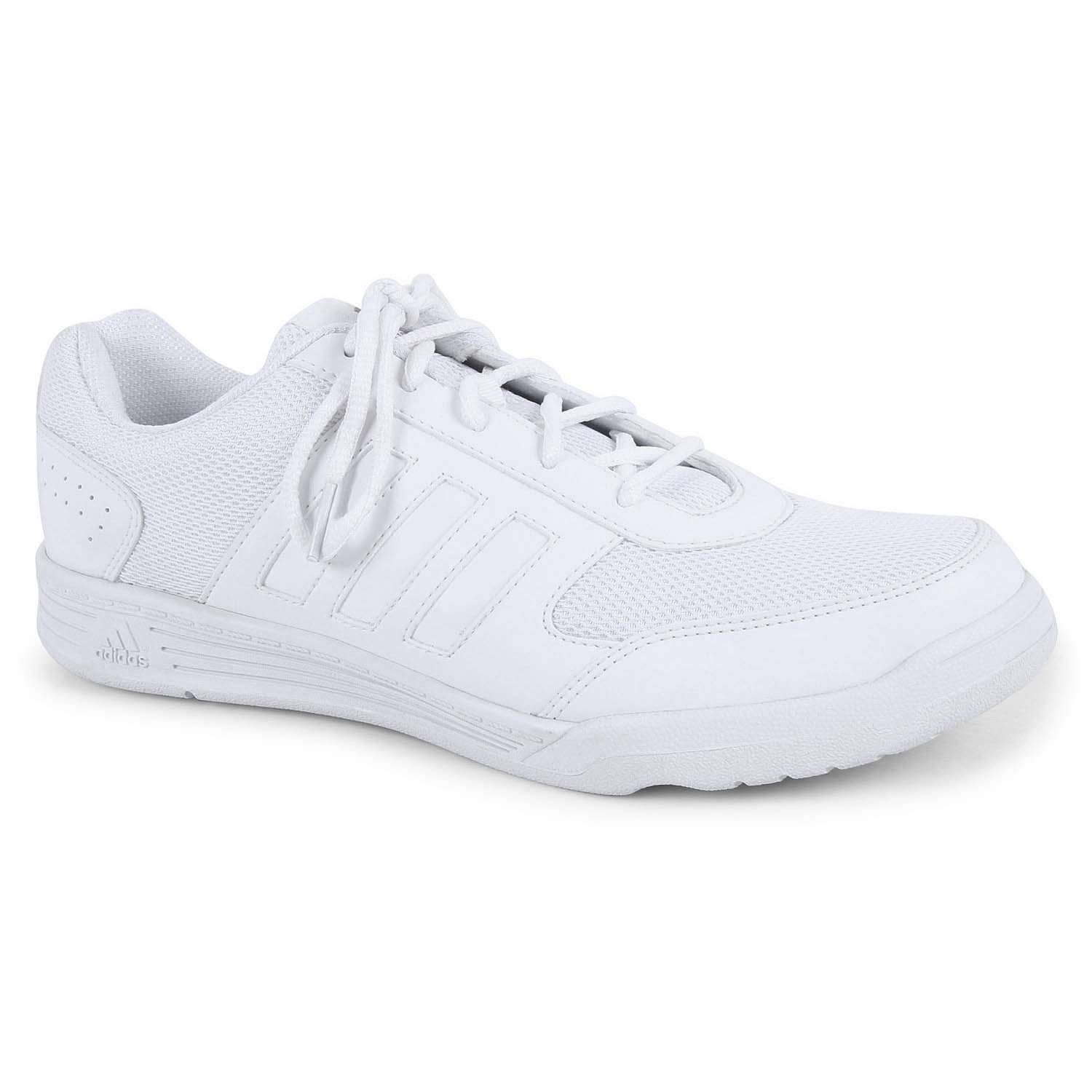 white adidas school shoes