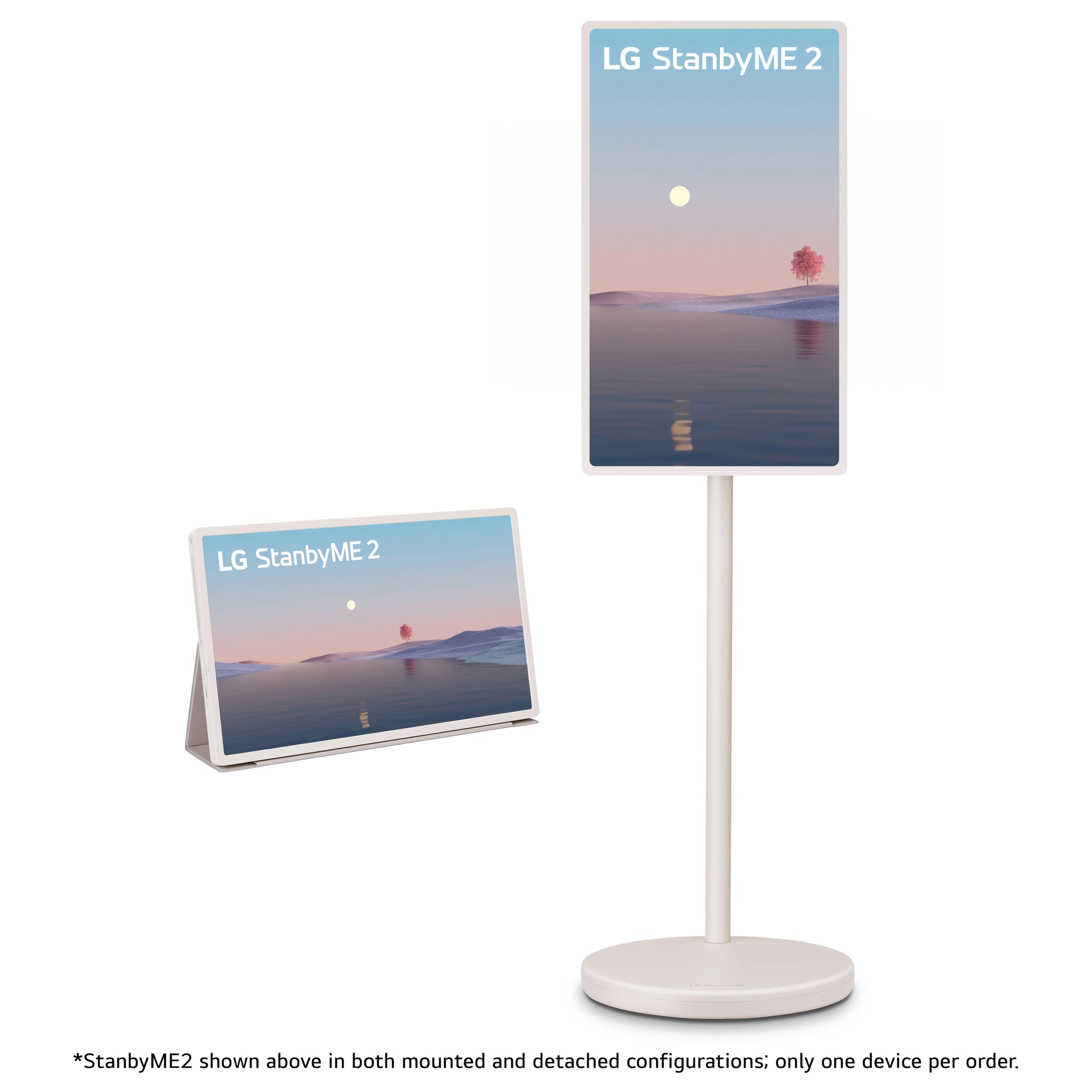 LG 27-Inch StanbyME 2 with Folio Cover, Portable Touch Screen, Dolby Vision, HDR10, Filmmaker Mode, Built-in Battery, Full Swivel Rotation (27LX6TYGA, 2025)