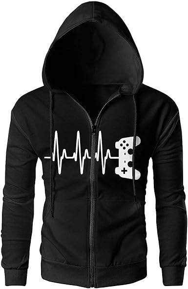 Gamer zip up hoodie Clearance