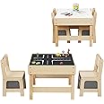 Amazon.com: OOOK 3 in1 Toddler Table and Chair Set, Kids Table and ...