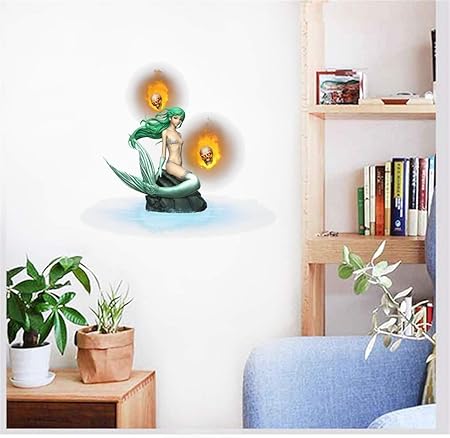 personnage de dessin anime fairy princess mermaid stickers png niche disney pour les chambres d enfants cadeaux preferes des enfants amazon fr bricolage amazon