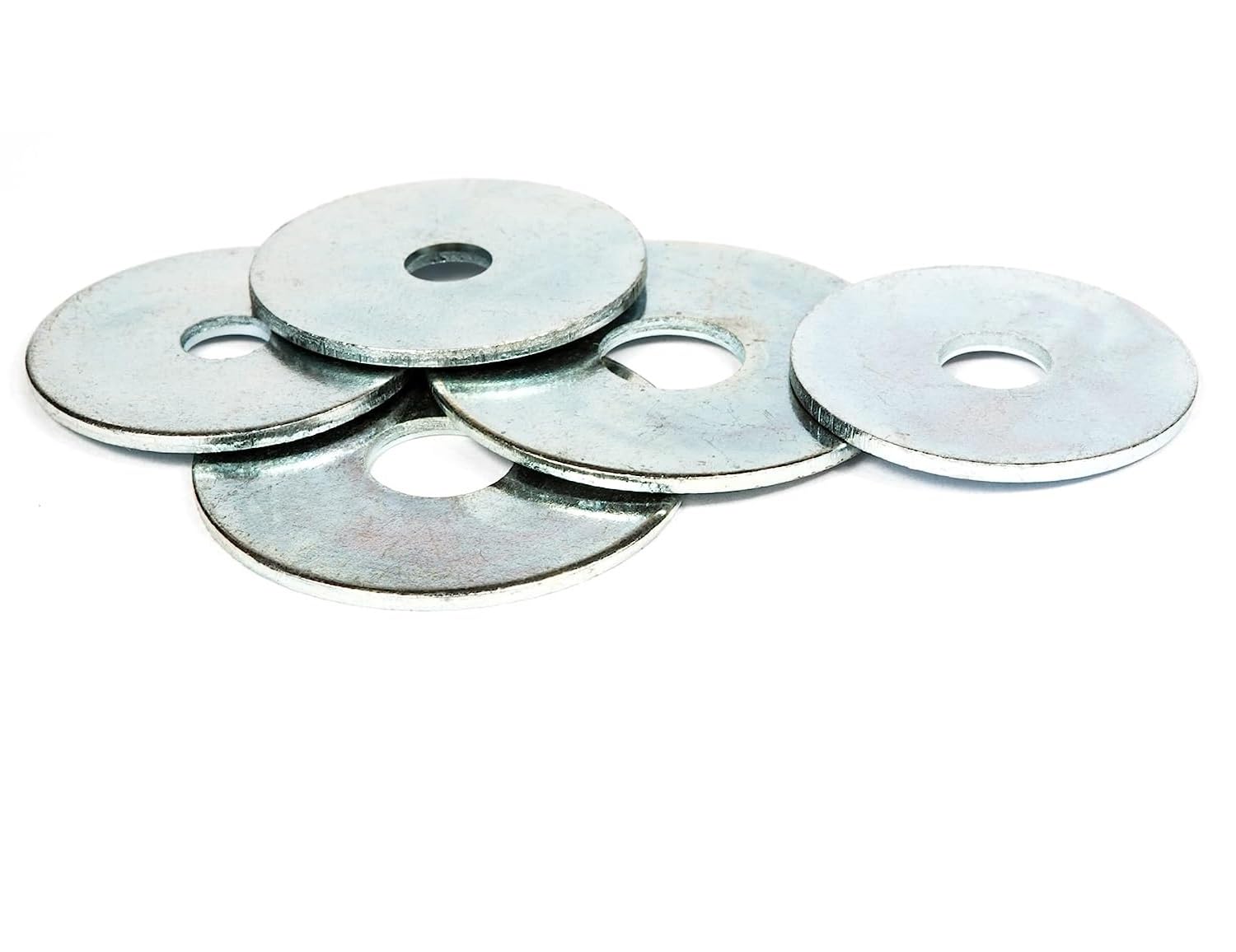 20pcs Large Flat Repair Washer Steel Penny Repair Mudguard Car Body Washers (M8*40 * 2mm)