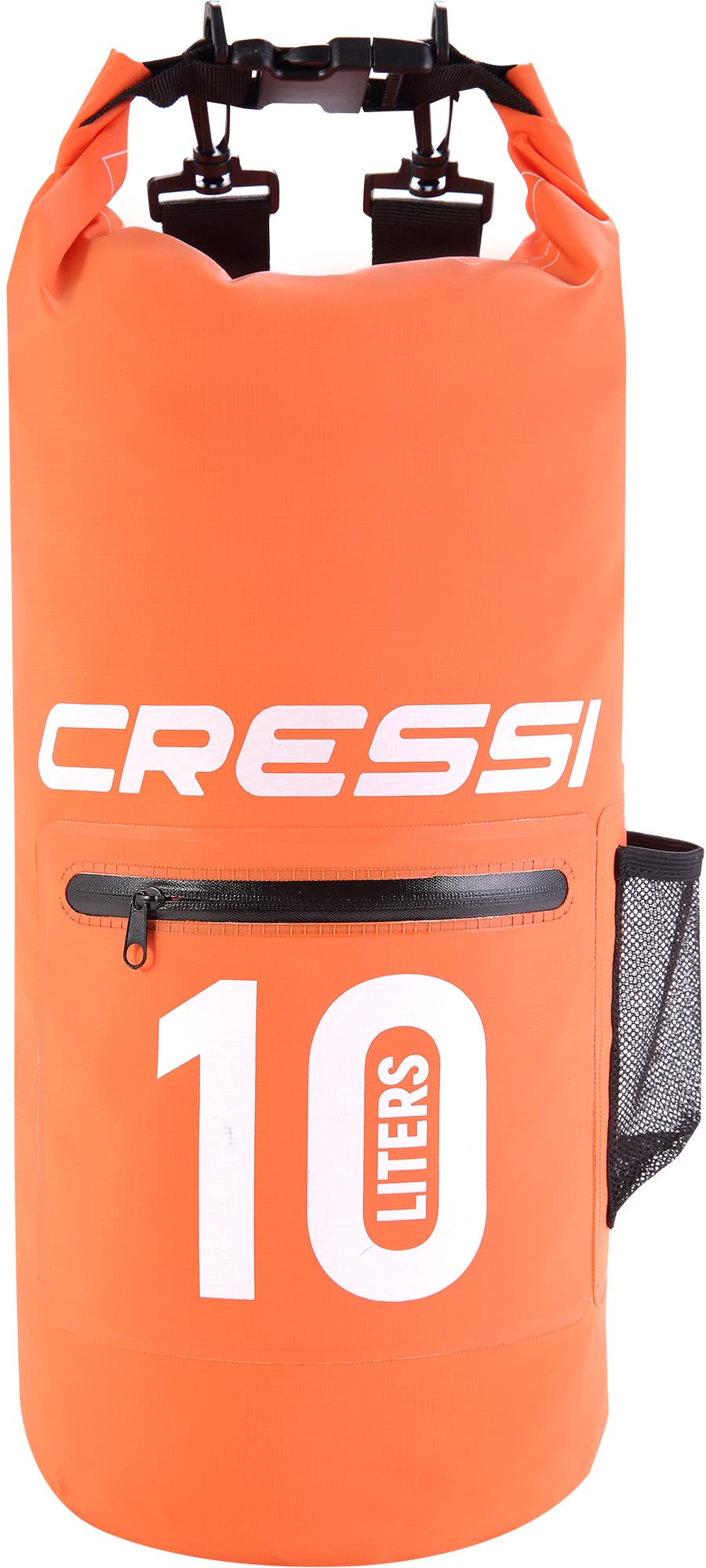 Cressi Unisex Adult Waterproof Dry Premium Bag - Orange, 10 Litre
