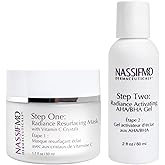 NassifMD Micro-Spa Vitamin C Skin Peel – AHA BHA Exfoliant with Salicylic Acid