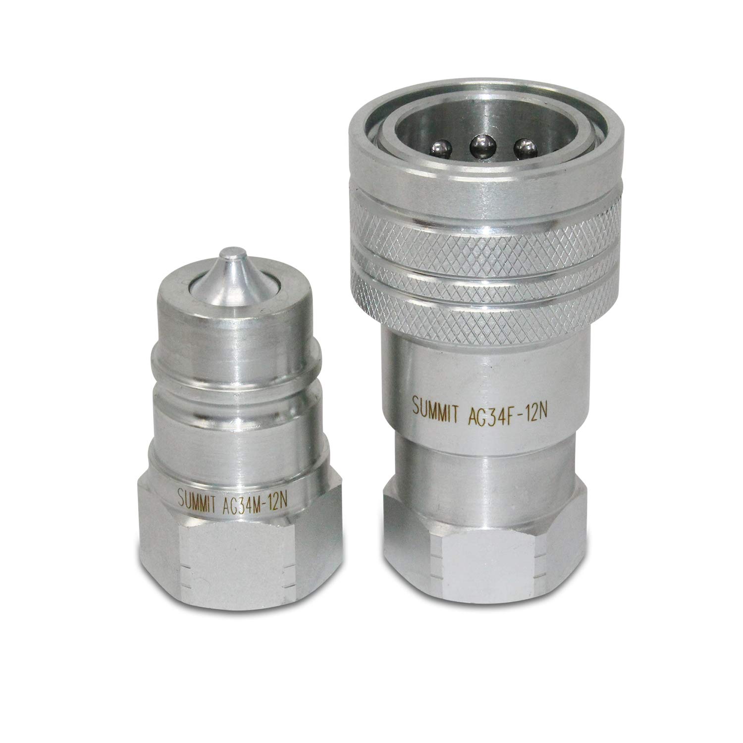 Photo 1 of 3/4” Ag Hydraulic Quick Connect Coupler Set, 3/4” NPT Thread