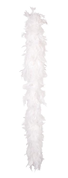 Boland 52704 - Federboa, circa 180 cm, weiß