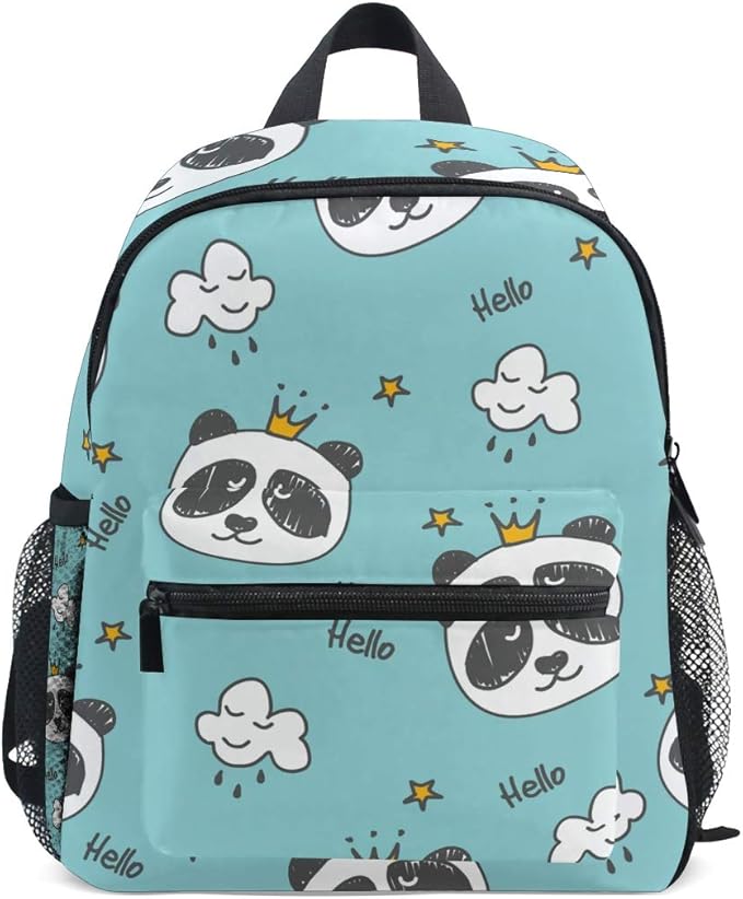 BALII Cartoon Panda Prinzessin Kleinkind Rucksack Buch Tasche