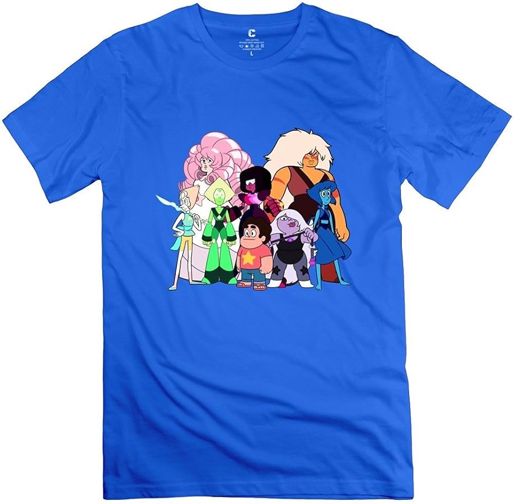 Men Steven Universe Customized Cool White T-Shirt By Mjensen