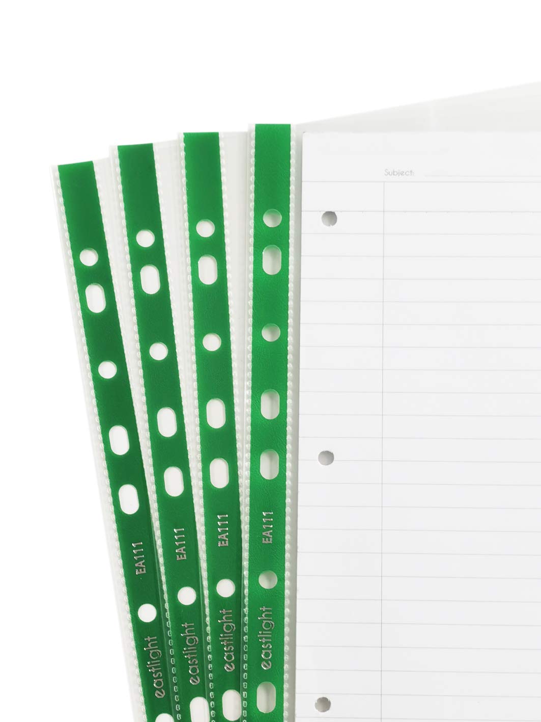 Eastlight Punched Pockets A4 Plus Glass Clear Extra Strong [ Box 150 ] 75 Micron Each Pocket Can Hold up to 40 Sheets !!!