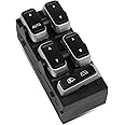 DNA MOTORING WSW-048 Factory Style Driver Side Master Power Window Lifter Switch For LINCOLN TOWN CAR 2003-2008, Black