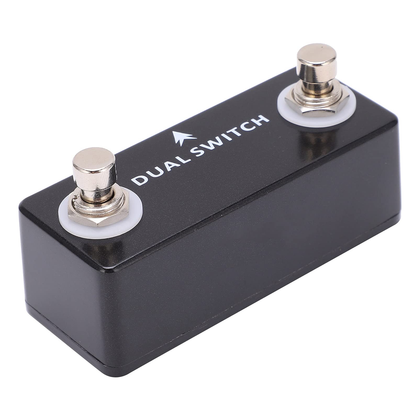 Walfront Dual Footswitch Guitar Pedal Momentary Lock-Free Foot Controller 6.35mm Jack