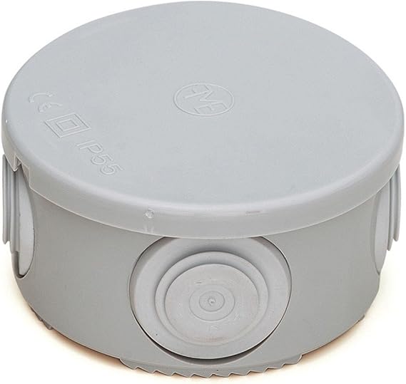 Famatel M111750 - Caja estanca 70 x 36 mm redonda: Amazon.es: Bricolaje y herramientas
