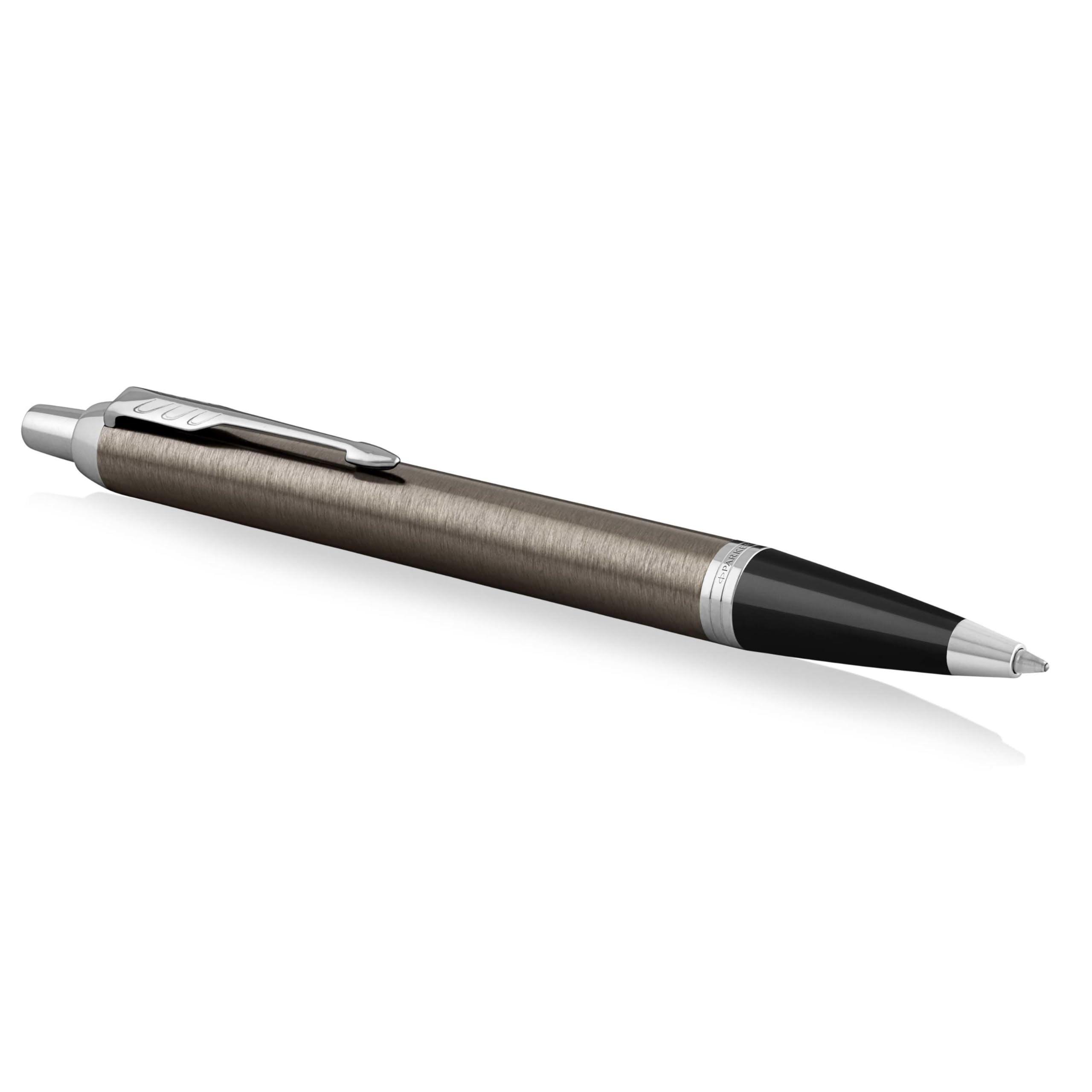 Parker IM Ballpoint Pen | Dark Espresso with Medium Point Blue Ink Refill | Gift Box
