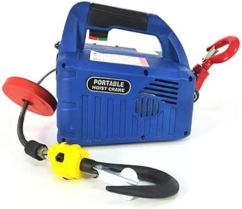 winch electric remote 110v wireless control portable household hoists 25ft 1100lb 6m 500kg