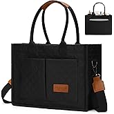 Tote Bag for Women with Pockets Compartments, Crossbody Bag Nylon Tote Shoulder Handbags Casual Work Bags Everything Tote Bag