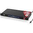Pyle 1800W 8 Rack Mount Conditioner-15 Amp Surge Protector with Noise Suppression Rear Outlet for Multi Appliances-Triple Mode Protection-AC Power-for Home & Computer, Black (PCO800)