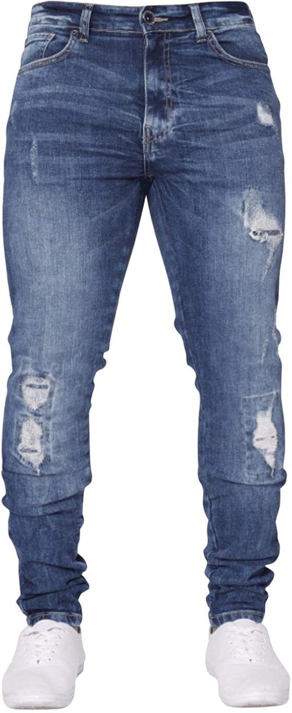 Jeans DROLA Uomo Con Ricami Y2K - Vestibilità Ampia, Elasticizzati, In Misto Cotone, Stile Retro Streetwear