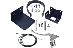 QASKEHKT 4" Clutch Brake Band Mounting Bracket Kit for Predator Br Clinton Tecumseh Minibike and Go Kart for GX160, GX200, GX390 for Coleman BT200X CT200U CT100 Baja Warrior Trailmaster MB200