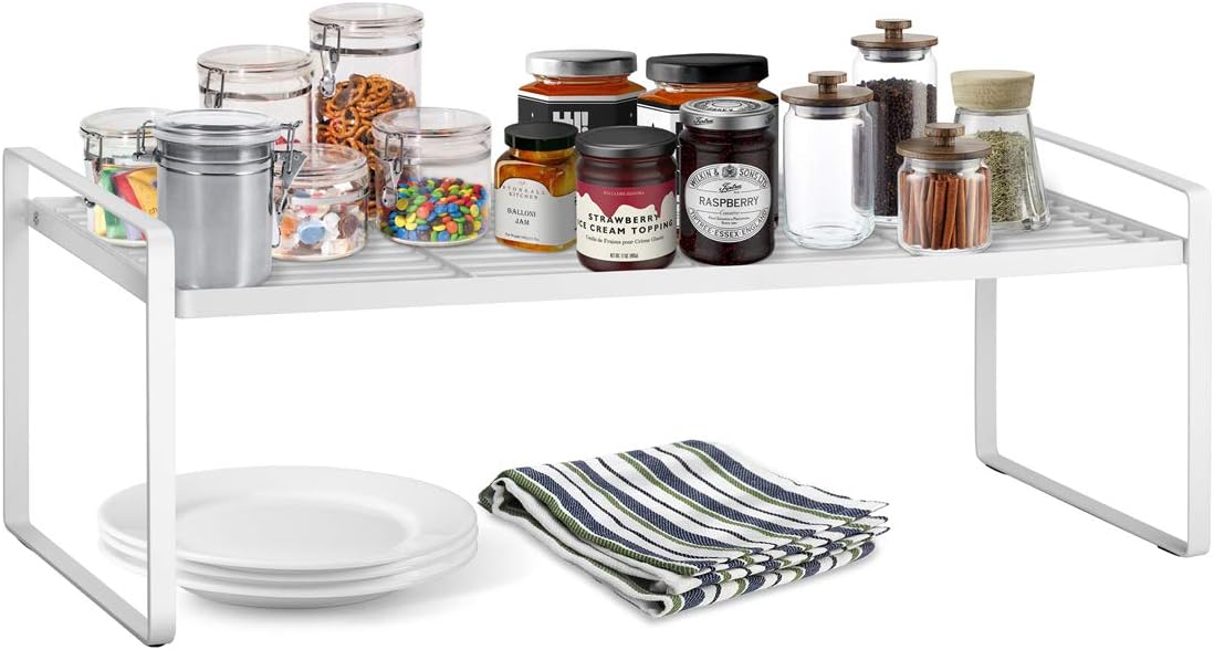 Best Stackable White Shelf Kitchen