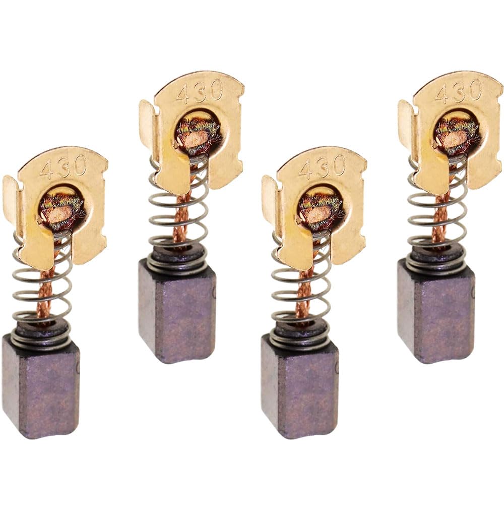 F Season 4pcs Carbon Brushes Compatible with Makita DGA452/DGA452RMJ/BGA452/BGA452RMJ (2Pair) - 18V, Portable, Drill Replacement Part