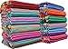 El Paso Designs Peyote Hippie Blanket - Classic Mexican Style Falsa Stripe Pattern in Vivid Colors. Throw, Bed, Tapestry, or Yoga Blanket. Hand Woven Acrylic, 57
