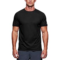 Amazon.com: Zengjo Gym Shirts for Men Fitted(Black,S