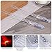 Lightsaber Chopsticks Light Saber Chopsticks Light Up Chop Sticks Reusable Funny Gift for Party (2 pairs, Blue Red)