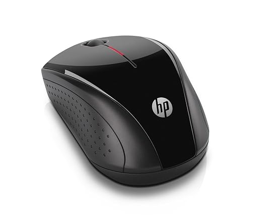 title=HP X3000 Mouse Wireless con Nano Ricevitore, Nero
