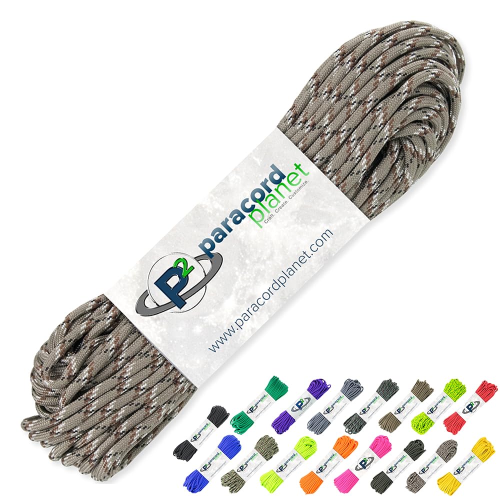 PARACORD PLANET 100' Hanks Parachute 550 Cord Type III 7 Strand Paracord Top 40 Most Popular Colors