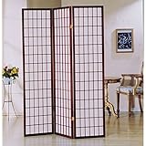 ACME 02277 Naomi 3-Panel Wooden Screen, Cherry Finish (Kitchen)