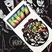 KISS Calling Doctor Love Lyrics Retro Rock Band T Shirt & Stickers (XX-Large) Black