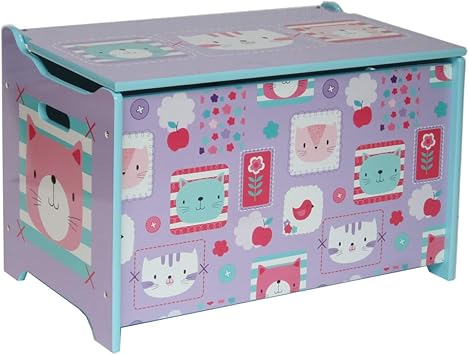 ODT Caja de madera para niños, color lila: Amazon.es: Bricolaje y herramientas