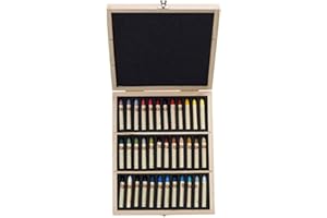 Sennelier Wooden Box Oil Pastel Set, 36 Count (Pack of 1), Multicolor