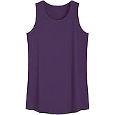 Latuza Women's Viscose Sleep Tank Top Sleeveless Pajamas Shirt