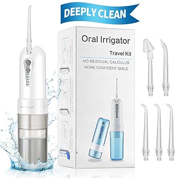 Newest 2019 Water Flosser Portable Cordless Dental Oral Irrigator Lesoom Professional And