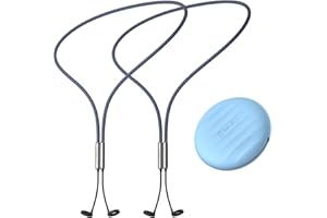 Earplug Lanyard with Magnetic Safety Cord – 2 Pack Silicone Anti-Loss Strap with Case | Tug-Resistant, Quick Access, Easy to 