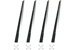 Retsun 4 Sets x 39.37 Inches Net Brush Hair Width 1 1/2 Inches Door Brush Sweeps Seal Garage Roll Up Door Brush Barn Door Seal Brush Sweep (1.5in, 4)